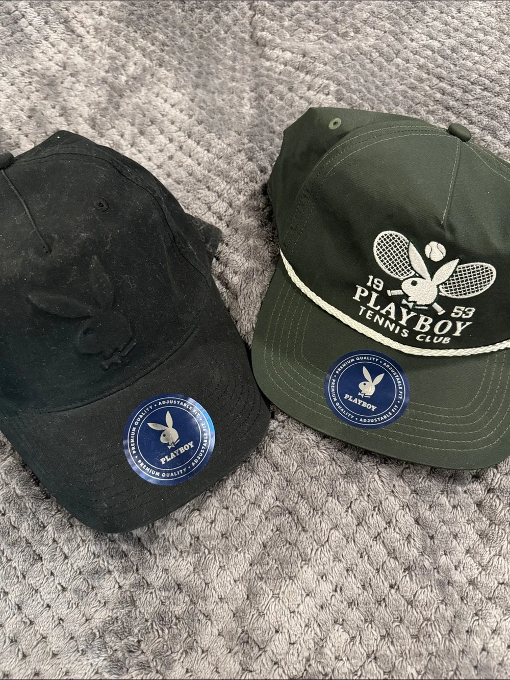 PLAYBOY Kids Caps - Black & Olive